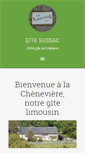 Mobile Screenshot of gitesussac.com